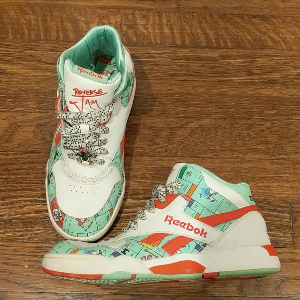 🚫SOLD🚫Reebok Monopoly Reverse Jam Sneakers
